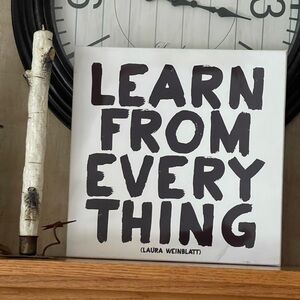 Inspirational Wall Art with Bold Text